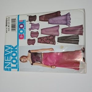 Y2K New Look Juniors 6207 Sewing Pattern 039363261452 ©2003